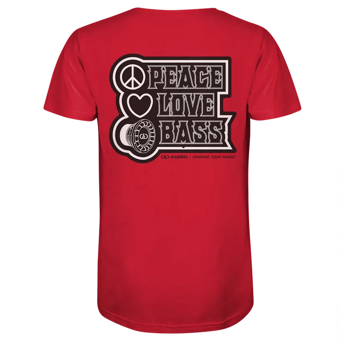 DD Audio-Peace love bass Shirt-T-Shirt-masori-kaufen