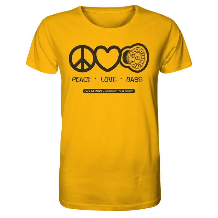 DD Audio-Peace love bass Shirt-T-Shirt-masori-kaufen