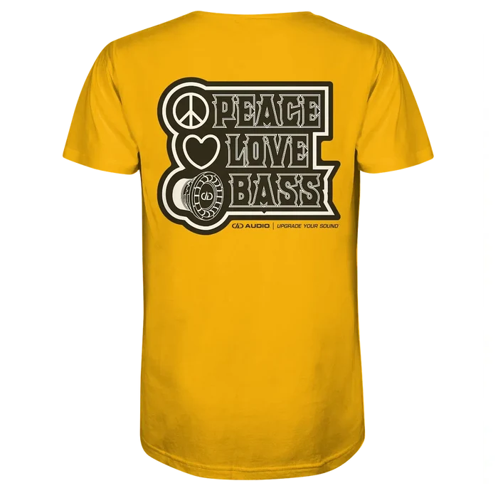 DD Audio-Peace love bass Shirt-T-Shirt-masori-kaufen
