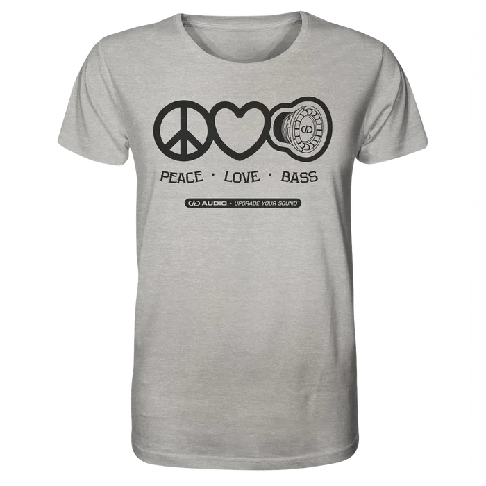 DD Audio-Peace love bass Shirt-T-Shirt-masori-kaufen
