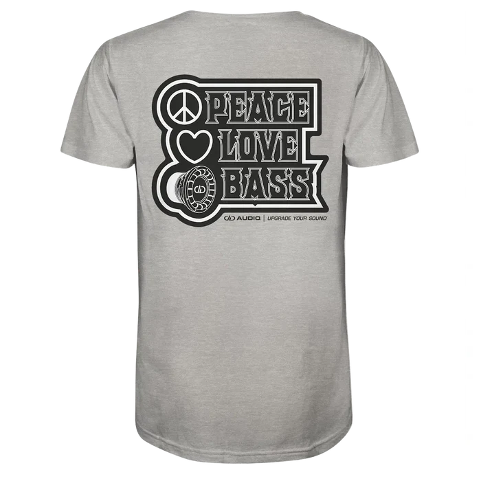 DD Audio-Peace love bass Shirt-T-Shirt-masori-kaufen