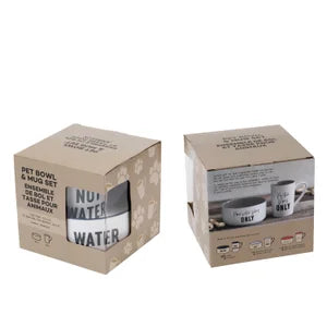 Pet Bowl & Mug Set