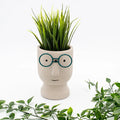 Planter with Glasses