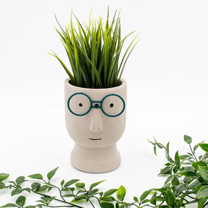 Planter with Glasses