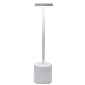 WHITE Polished Chrome Table Lamp, catalog view 2