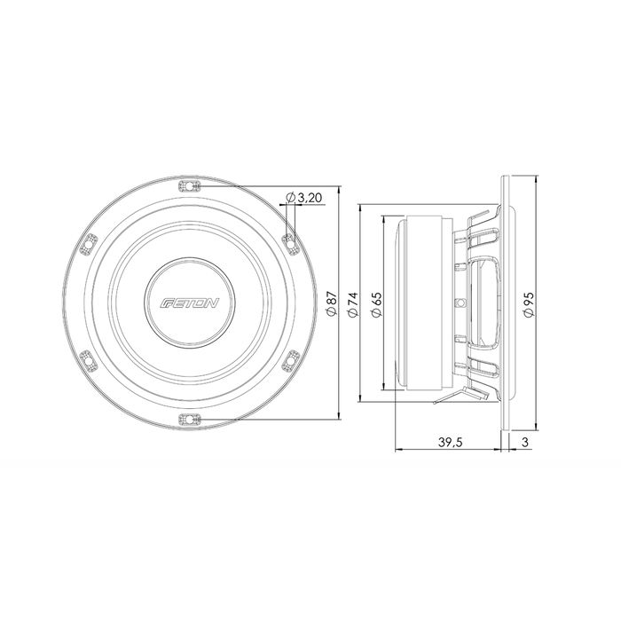 ETON-POW 80-3" (8cm) Mitteltöner-masori-kaufen
