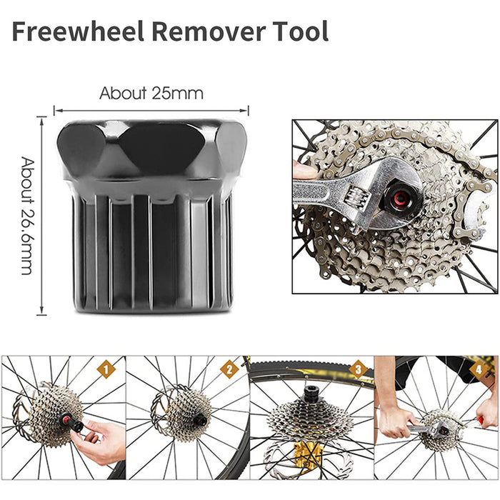 Premium Bicycle Repair Tool Set with Bottom Bracket Wrench & Chain Breaker