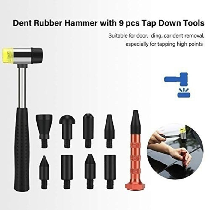 Q1 23 in 1 Car Paintless Dent Repair Kit - Hail Remover Hooks and Rods Set