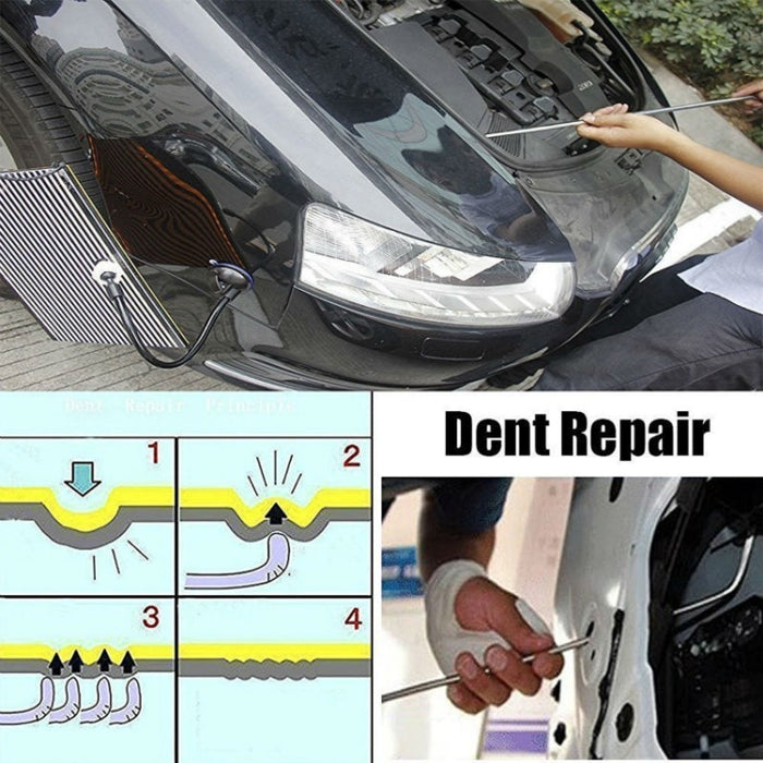 Q1 23 in 1 Car Paintless Dent Repair Kit - Hail Remover Hooks and Rods Set