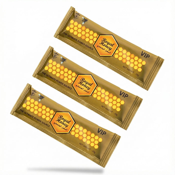 Royal Honey Gold For Man – 3 Packs x 20 Grams – Authentic Brand - Honey ThirstyRun.com wholesale supplier A1 main