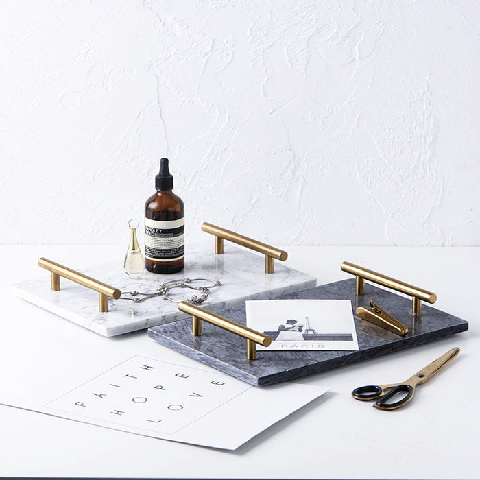 Scandinavian Natural Marble Tray – alternate view 4