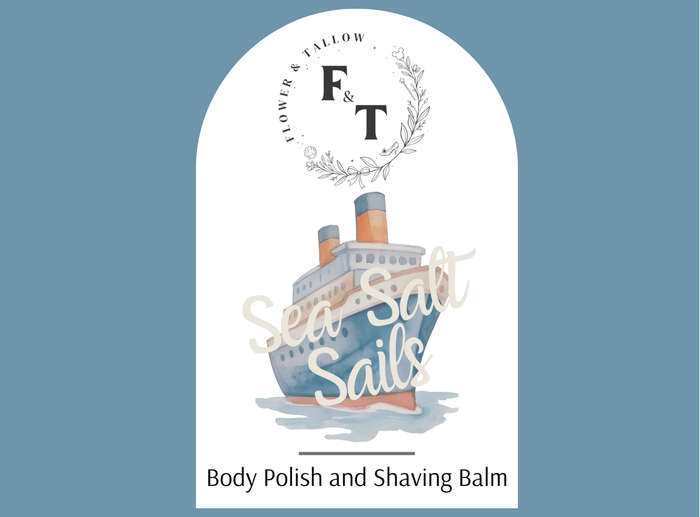 Sea Salt Sails Foaming Body Polish & Shaving Balm | 8 oz