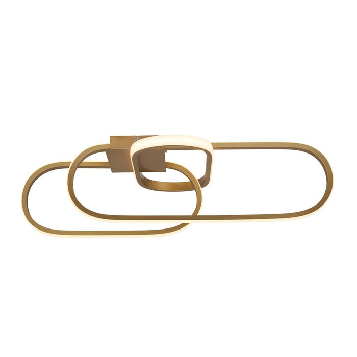 Searchlight Clip Gold LED Flush — alternate view
