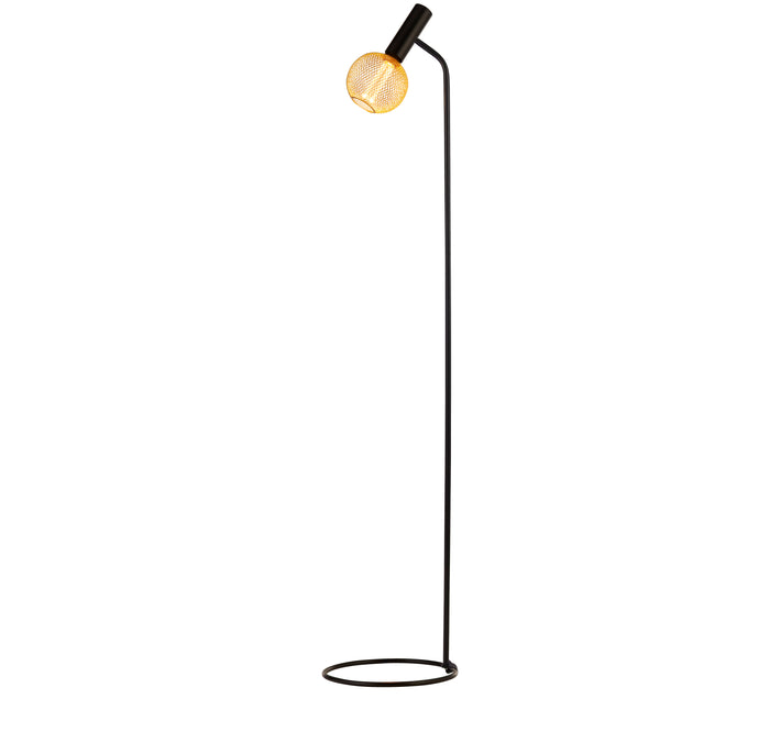 Searchlight Dulwich Black Floor Lamp by Searchlight Lighting — suits living rooms & bedrooms
