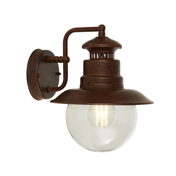 Searchlight Station Brown IP44 Outdoor Wall Lights — alternate view