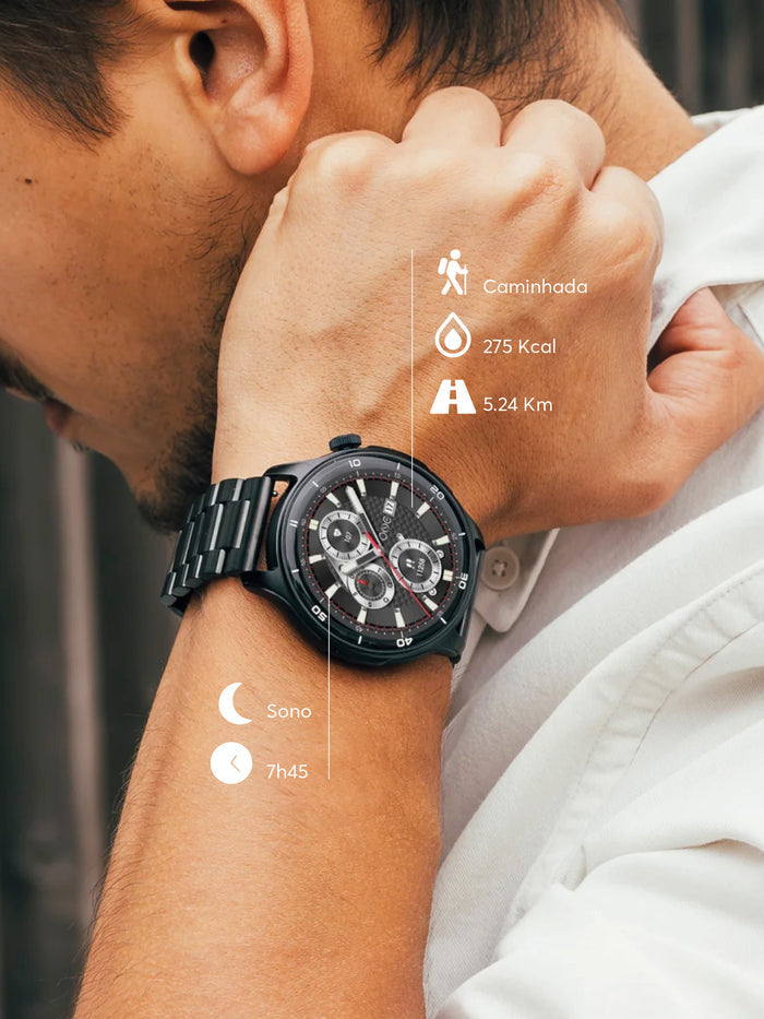 Smartwatch One Men Explorer GPS Black