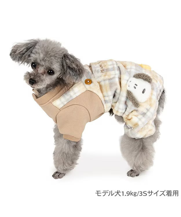 Snoopy Friends Boa Overalls