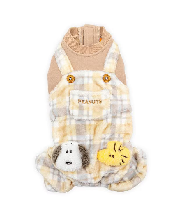 Snoopy Friends Boa Overalls