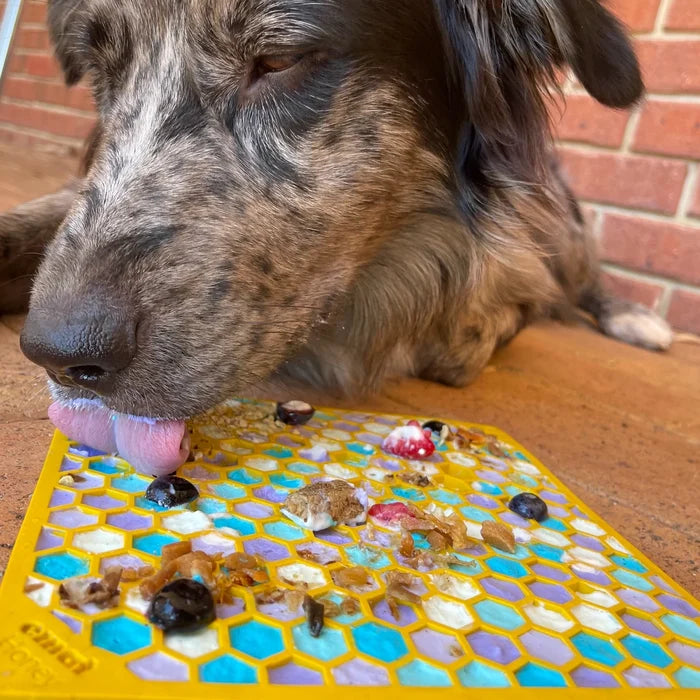 SodaPup Honeycomb eMat Enrichment Lick Mat