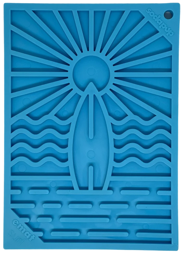 SodaPup Surf's Up eMat Enrichment Lick Mat