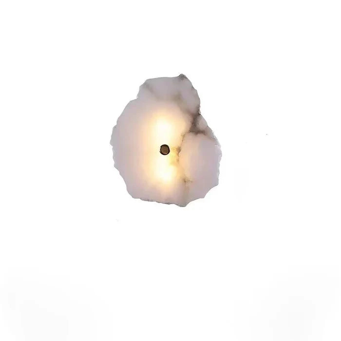 Solid Brass + Marble Wall Sconce — product view 3