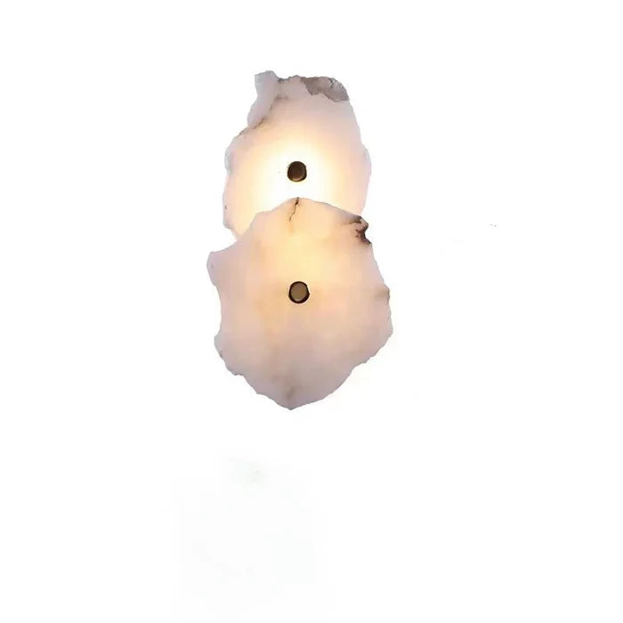 Solid Brass + Marble Wall Sconce — product view 4