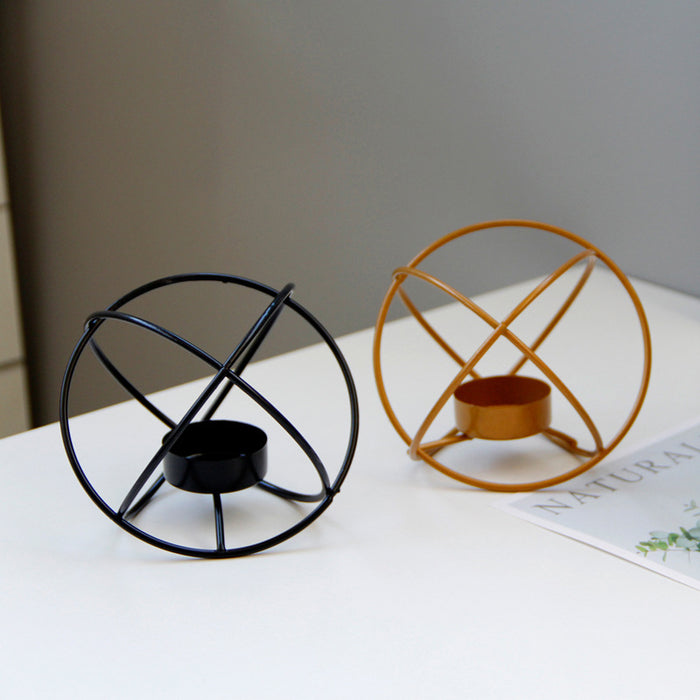 Spherical Iron Candle Holder – alternate view 4