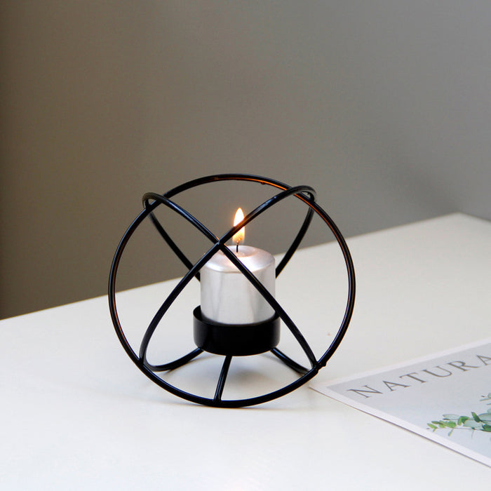Spherical Iron Candle Holder – alternate view 5
