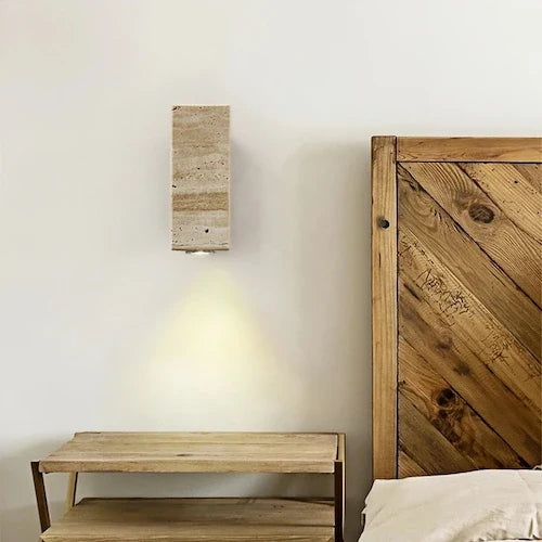Warm White (2700-3500K) Stone Wall Sconce — product view 2