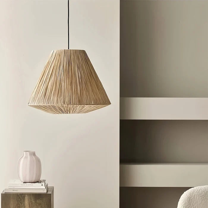 Straw Pendant Light — product view 1