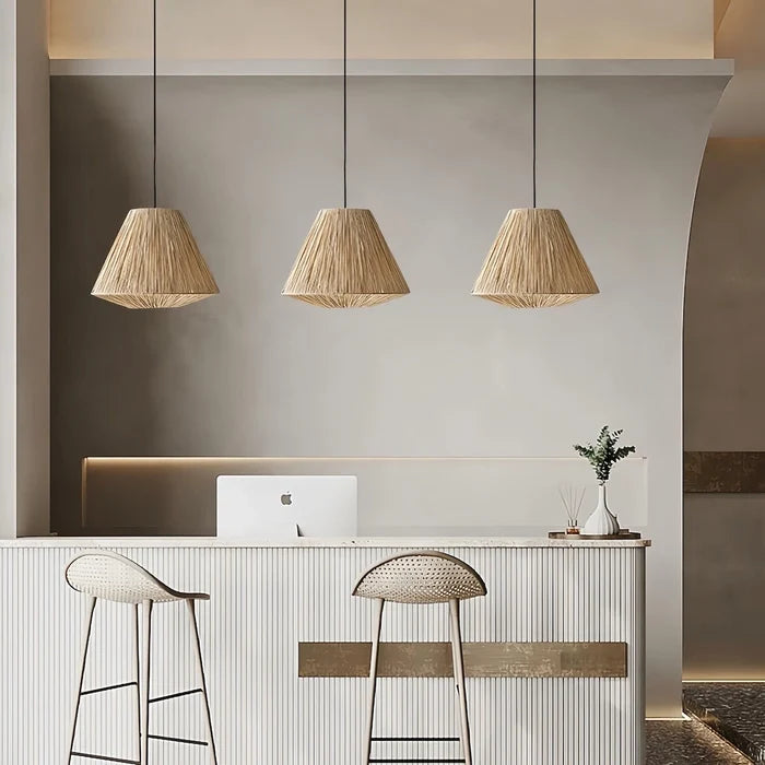 Straw Pendant Light — product view 3