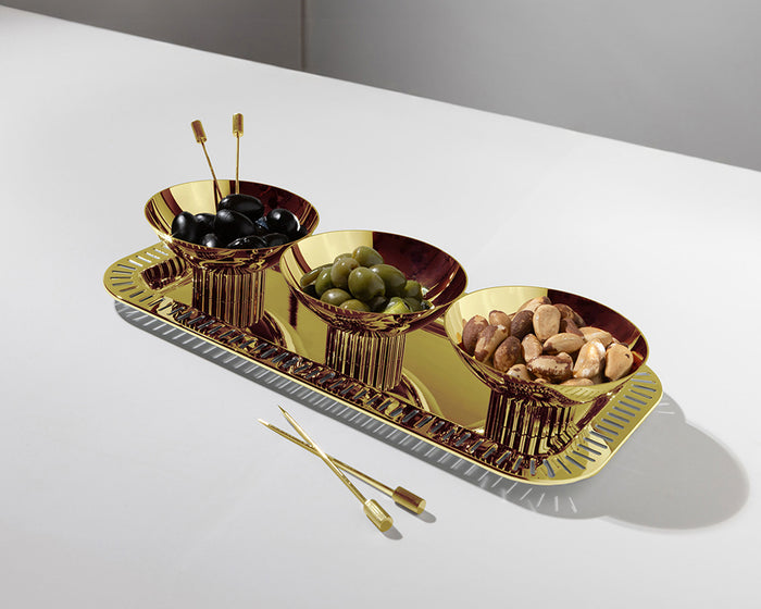 Anna Striations Serving Tray | DSHOP