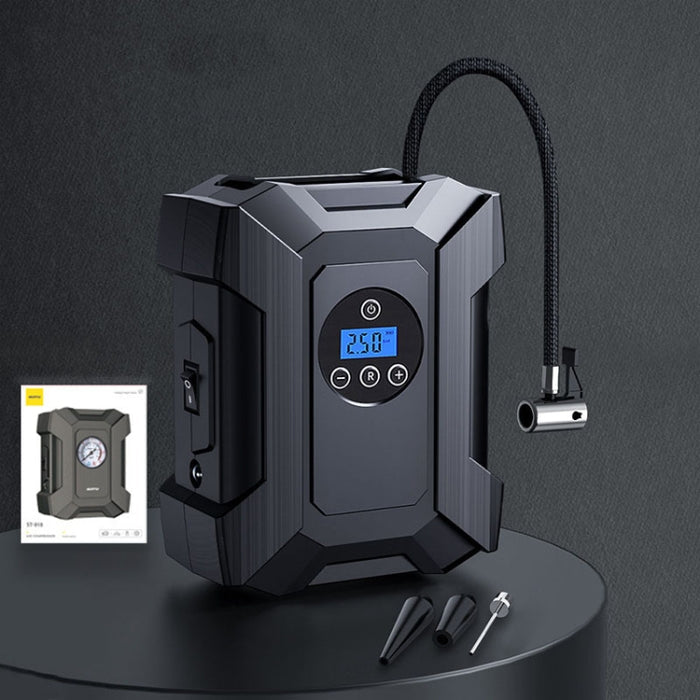 SUITU ST-818 Wireless Car Air Pump with Digital Display and LED Lighting