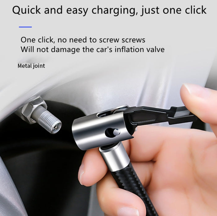SUITU ST-818 Wireless Car Air Pump with Digital Display and LED Lighting