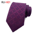 Tie Men's British Vintage Brown khaki brown Plaid Business Casual Striped Red Wedding Tie