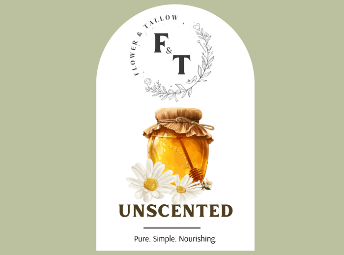 Unscented Tallow Balm – Pure Nourishing Lotion