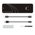 USB 3.2 Mac SSD Enclosure Adapter for MacBook Air/Pro (2013-2017) - Fast 20Gbps & 10Gbps Cable Kit