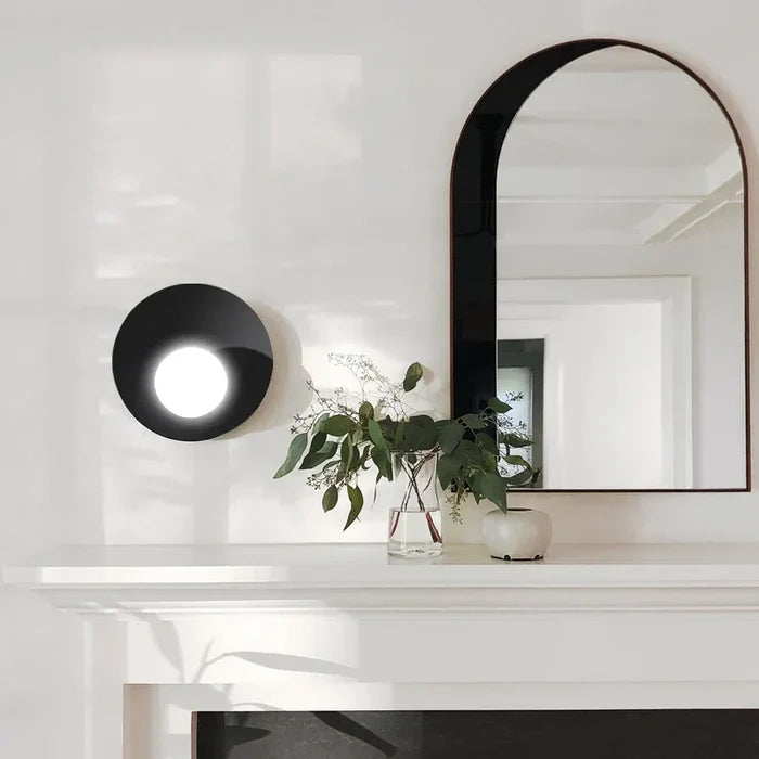 Obsidian Black M Wall Sconce, catalog view 2