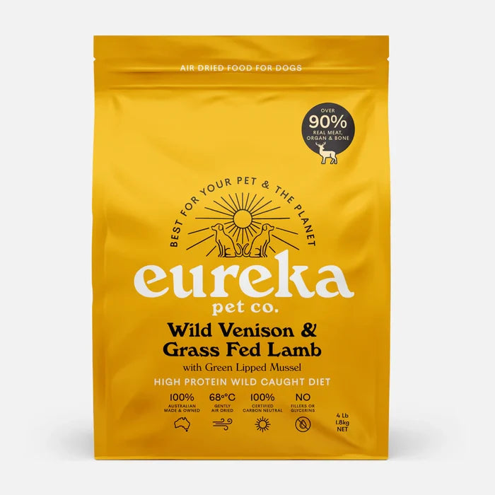 Wild Venison&Grass Fed Lamb Air-Dired Food for Dogs