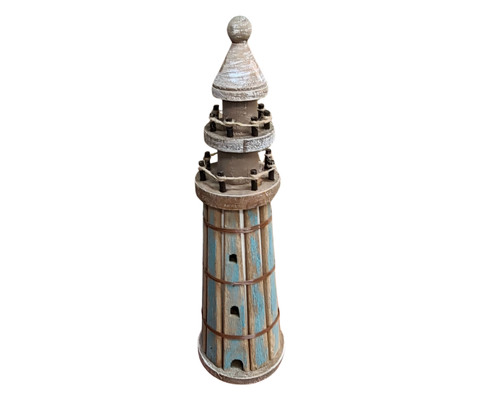 Wood Lighthouse Table Decor