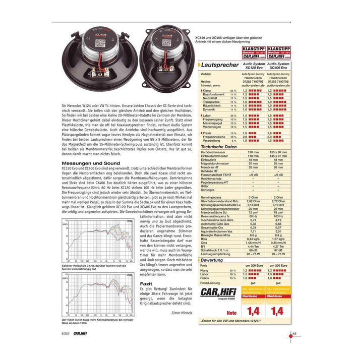 Audio System-XC 165 Evo-6.5" (16,5cm) Koaxial-Lautsprecher-masori-kaufen