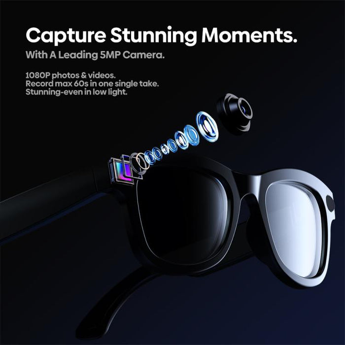 Zeblaze Eyewear AI Shooting Glasses – Open-Ear Audio & AI Assistance