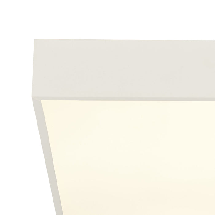 Close-up of the Zeus light's crisp white edge and softly lit opal panel