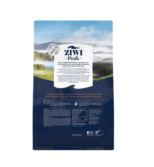 ZIWIPEAK Steam Dried Cat Food Beef with Southern Blue Whiting