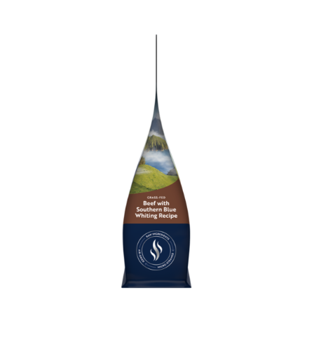 ZIWIPEAK Steam Dried Cat Food Beef with Southern Blue Whiting